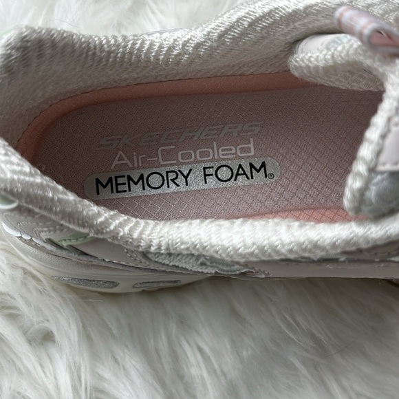 🆕 Skechers Women's D'Lites Memory Foam Sneakers Multicolor Lace Detail Size 7.5 - Picture 11 of 11